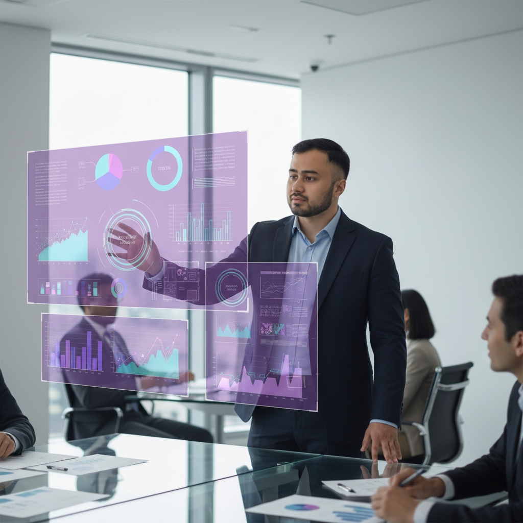 Modern office workspace